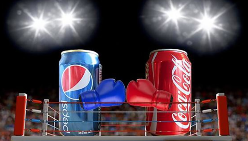 可口可樂與百事可樂的對(duì)戰(zhàn)